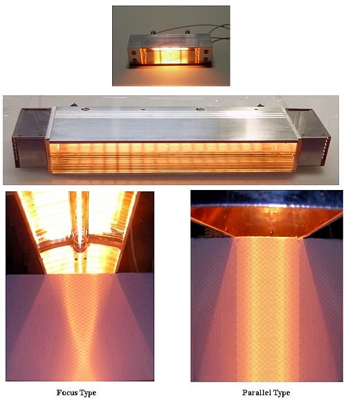 Model list and overview of the Halogen Line Heater Model list and overview of the Halogen Line Heater