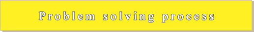 problem solving process