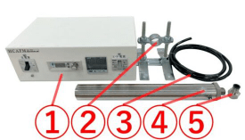 熱風加熱器　實驗室配套元件　LKABH-220v-3kw/29PH/L290/+S + HCAFM