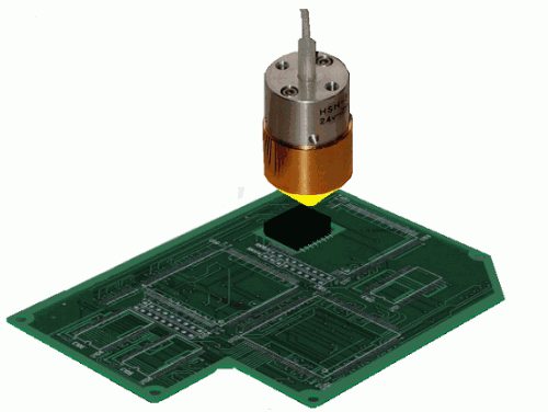 Soldering of printed circuit boards by the Halogen Point Heater