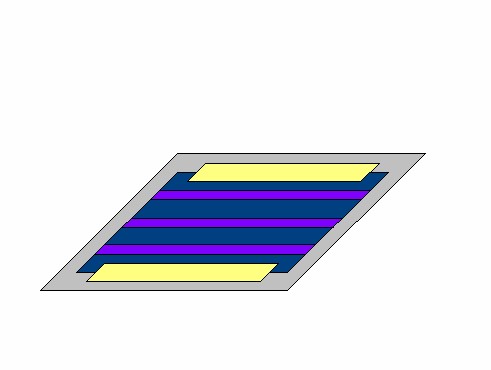 PEEK 수지를 사용한 내열 절연 테이프 의한 제 4 호-태양 전지 패널의 가장자리 고정