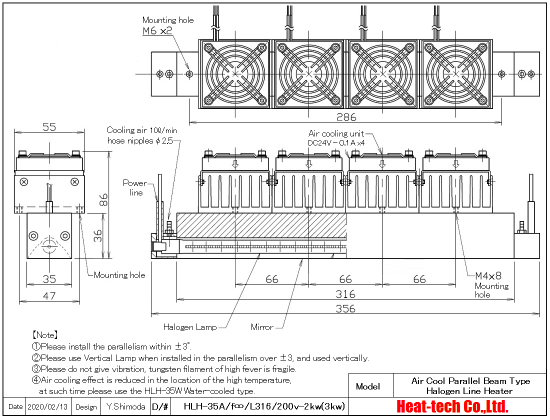 Outline drawing of HLH-35