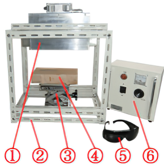 Halogen Line Heater Laboratory-kit LKHLH-55A/f25/200v-2kw + HCV