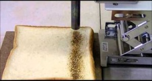 Hot-air heating of the Bread