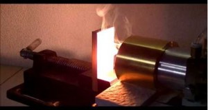 Heating of wood series 2 Japanese cedar Sugi - Best Applications the Halogen Point Heater