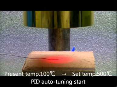 Examples of Auto-tuning of The Halogen Point Heater by the HPH-120 - Best Applications the Halogen Point Heater