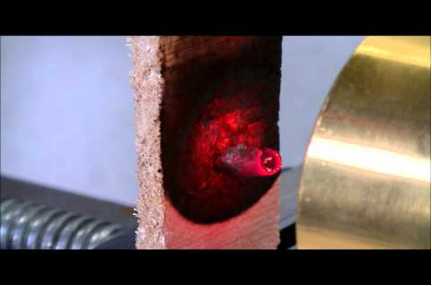 Heating of wood series 7 - Balsa - Best Applications the Halogen Point Heater