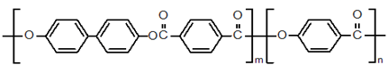 (Type Ⅰ) Polycondensates of the 4,4-dihydroxy biphenol and terephthalic acid and a para-hydroxy benzoic acid