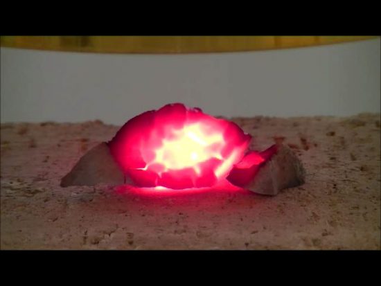 Heating, melting and vitrification of rocks series 23 - Sandstones