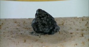 Heating, melting and vitrification of rocks series 28 - Snowflake obsidian