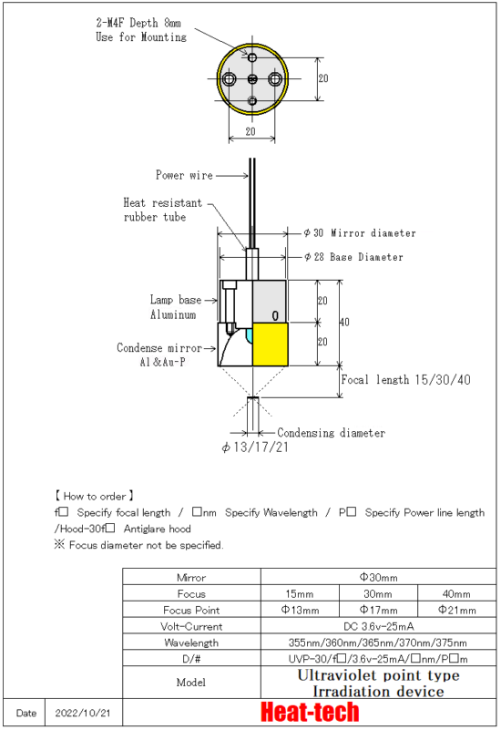 8. Outline drawing of UVP-30