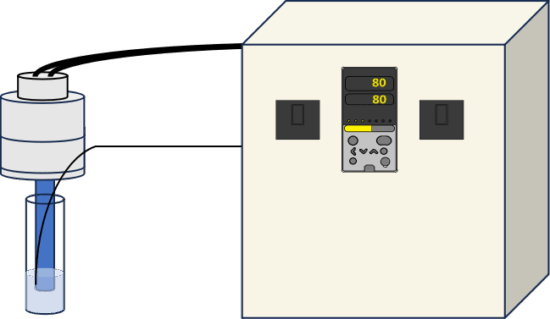 Temperature control of cell culture medium