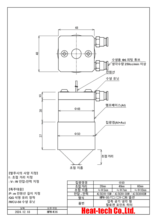 HPH-50의 외형도