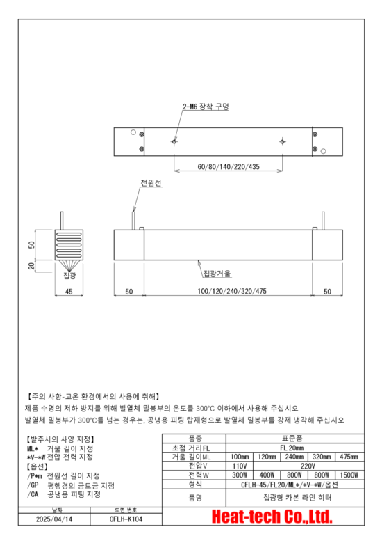 CFLH-45의 외형도